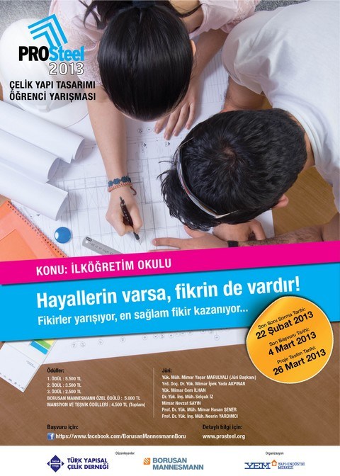 PROSteel 2013 Çelik Yapı Tasarımı Öğrenci Yarışması