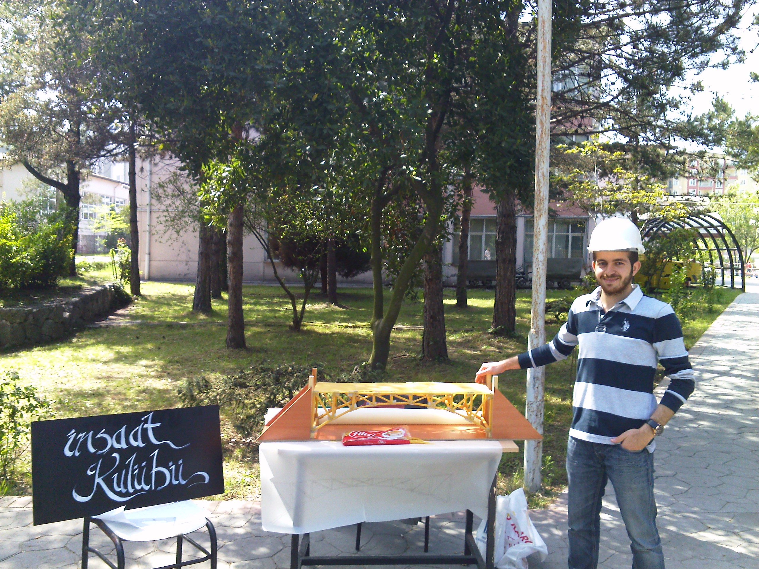 Ağırlık taşıyabilen spagetti köprüsü