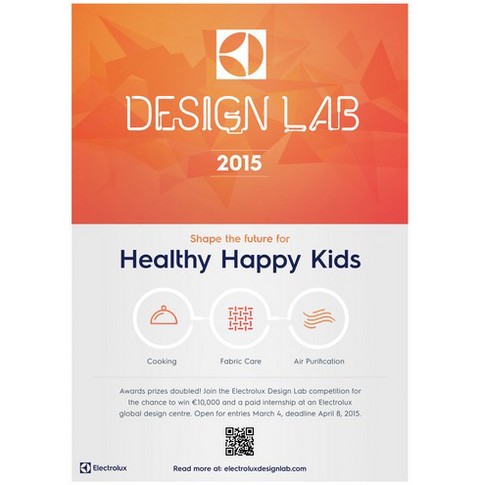 Electrolux Design Lab 2015: "Sağlıklı ve Mutlu Çocuklar"