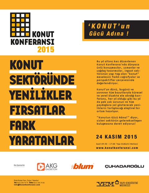 Konut Konferansı 2015: 'Konut'un Gücü Adına!