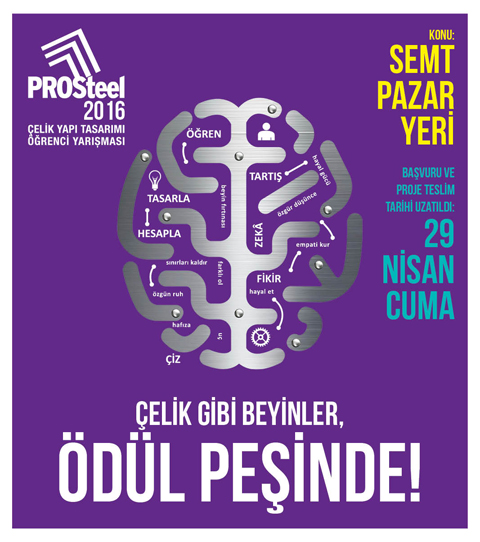 PROSteel 2016 Çelik Yapı Tasarımı Öğrenci Yarışması