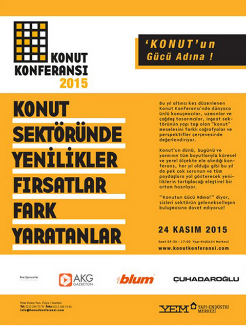 Konut Konferansı 2015: 'Konut'un Gücü Adına!