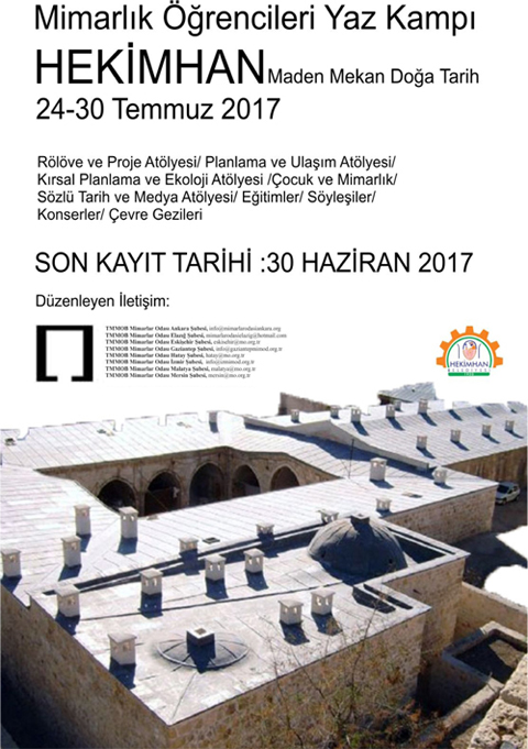Mimarlık Öğrencileri Yaz Kampı Hekimhan'da