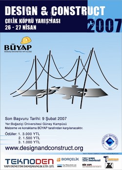 Boğaziçi Üniversitesi Design & Construct 2007 Öğrenci Çelik Köprü Yarışması