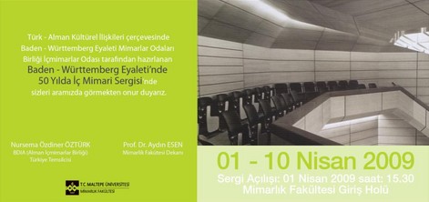 “Türk ve Alman İçmimarlar” Sergisi