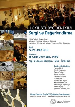 YTÜ Mimari Tasarıma Giriş Stüdyoları Sergisi ve Kolokyumu YEM'de