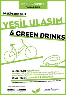 "EKODÜNYA Yaklaşırken - Green Drinks" ile Yeşil İş Modelleri YEM'de Tartışılacak