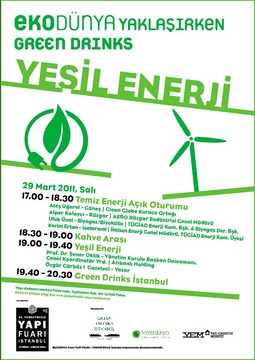 EKODÜNYA YAKLAŞIRKEN - Green Drinks: "Yeşil Enerji"