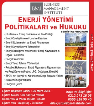 Enerji Yönetimi, Politikaları ve Hukuku