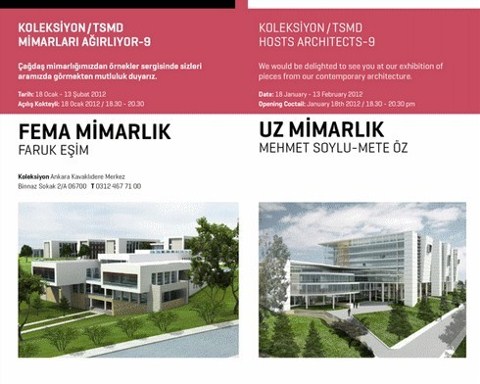 Koleksiyon / TSMD, 2012'ye FEMA ve Uz Mimarlık Sergileriyle Başlıyor