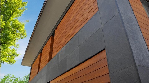 Eurocomposite’den Doğal Ahşap Kaplamalı Cephe Kaplama Ürünü