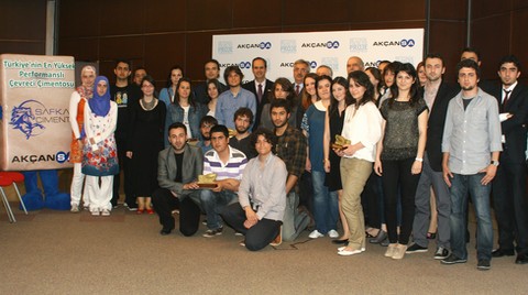 Akçansa Gençlerin "Enerji Verimli" Projelerini Ödüllendirdi